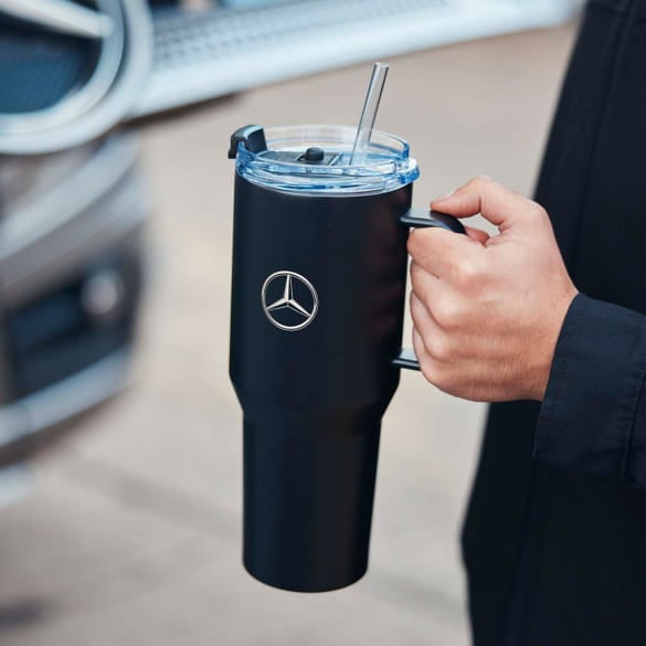 Recycelter Thermobecher Edelstahl Original Mercedes-Benz Trucks | MBT0182 Recycelter Thermobecher Edelstahl Original Mercedes-Benz Trucks | MBT0182