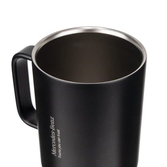 Recycelter Thermobecher Edelstahl Original Mercedes-Benz Trucks | MBT0182 Recycelter Thermobecher Edelstahl Original Mercedes-Benz Trucks | MBT0182