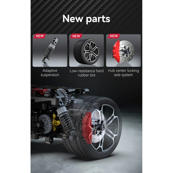 CaDA Master C64011W BYD YangWang U9 Supercar 1:8 R/C | Cada-C64011W