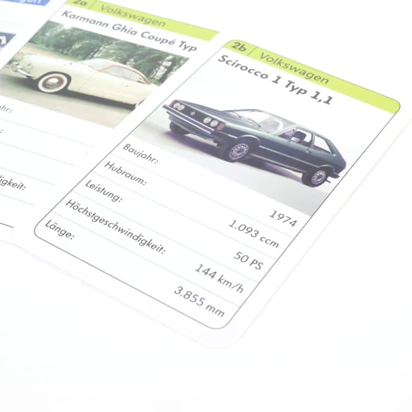 VW Quartett 32 Karten | Original VW | 5C0087528A