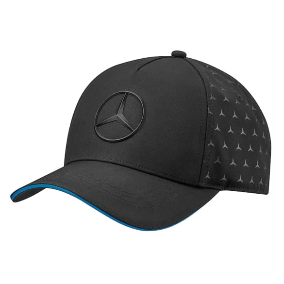 5-Panel-Basecap schwarz Star Pattern Original Mercedes-Benz