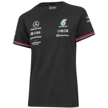 Damen T-Shirt AMG Petronas Motorsport Fahrer schwarz | B67997764/-7769