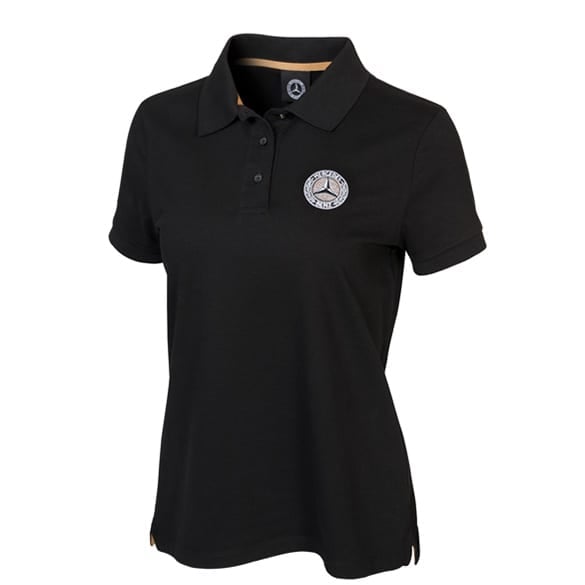 Poloshirt Damen schwarz Original Mercedes-Benz Collection