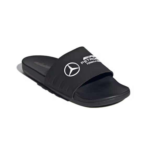 adidas Adilette comfort Badelatschen Mercedes-AMG F1 schwarz