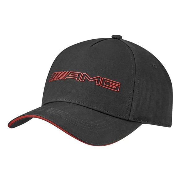 AMG Cap schwarz Schriftzug rot Original Mercedes-AMG