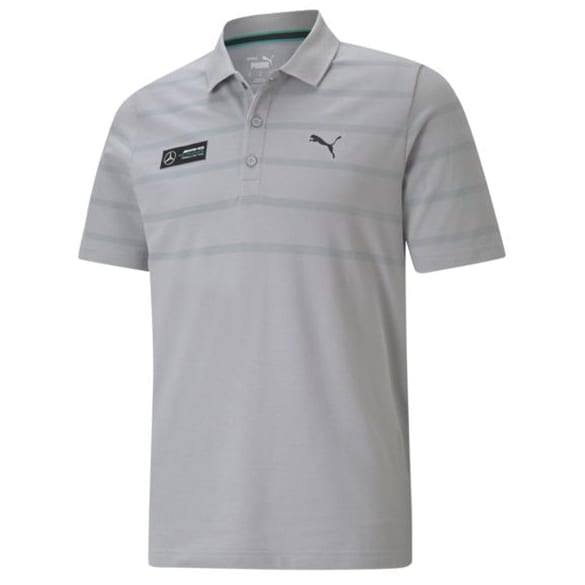 AMG Petronas Poloshirt Puma Herren silbergrau Original Mercedes-Motorsports Collection