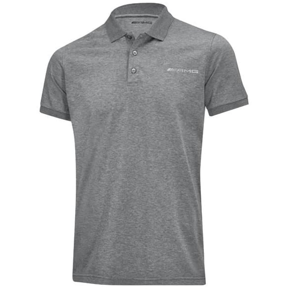 AMG Poloshirt Herren Business grau Original Mercedes-AMG Collection