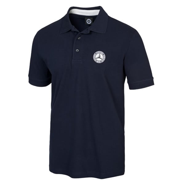 Poloshirt Herren navy blue Original Mercedes-Benz Collection