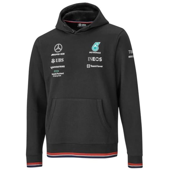 Unisex Kapuzensweatshirt AMG Petronas Formel 1 schwarz Original Mercedes-Benz