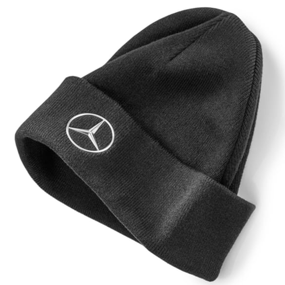 Strickmütze schwarz Mercedes-Stern Original Mercedes-Benz | B66959604