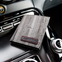 AMG BurnOut Geldbörse Men Wallet Destroy vs. Beauty grau  | BurnOut-Cash-grau