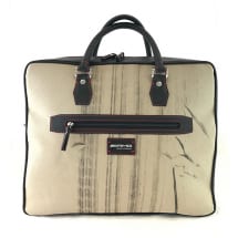 AMG BurnOut Laptop Tasche Destroy vs. Beauty beige | BurnOut-Laptop-beige