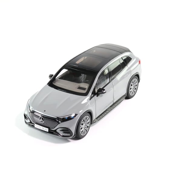 1:18 Modellauto EQS SUV X296 AMG Line alpingrau uni Original Mercedes-Benz