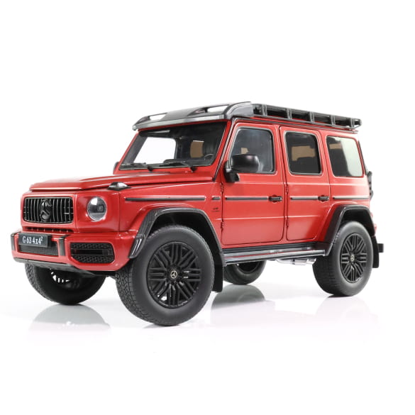 1:18 Modellauto G-Klasse G63 AMG 4x4² Manufaktur Hyazinthrot Magno Original Mercedes-AMG