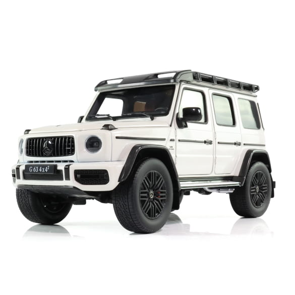 1:18 Modellauto G-Klasse G63 AMG 4x4² Manufaktur Opalithweiß Bright Original Mercedes-AMG