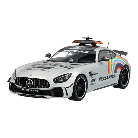 1:18 Modellauto Mercedes-AMG GT R Safety Car Formula 1 Saison 2020 C190 silber