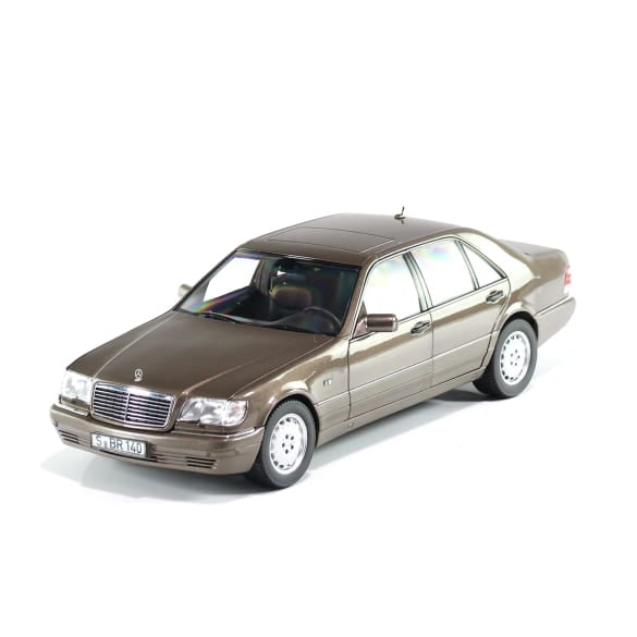 1:18 Modellauto S 600 W140 Limousine (1994-1998) Impala Braun Original Mercedes-Benz