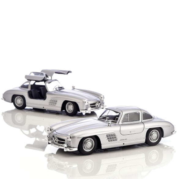 1:24 Modellauto 300 SL W198 Flügeltürer silber Original Mercedes-Benz | B66056163 1:24 Modellauto 300 SL W198 Flügeltürer silber Original Mercedes-Benz | B66056163