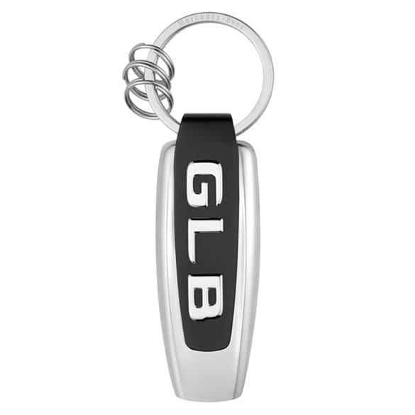 Schlüsselanhänger Typo GLB-Klasse silber/schwarz Mercedes-Benz Collection | B66953742