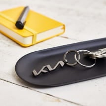 Schlüsselanhänger KIA schwarz Metall Original KIA | KIA10349