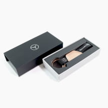 Schlüsselanhänger roségoldfarben schwarz Original Mercedes-Benz | B66959724