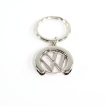 Schlüsselanhänger Einkaufs-Chip VW Logo Silber Original Volkswagen | 000087010BT