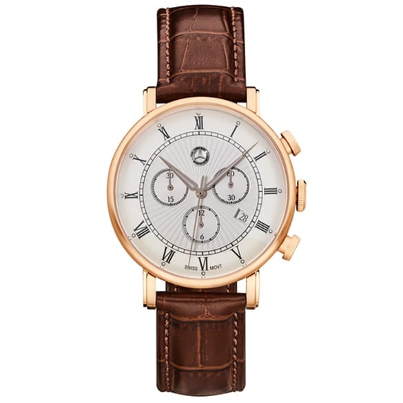 Chronograph Herren Classic Retro Gold Original Mercedes-Benz Collection