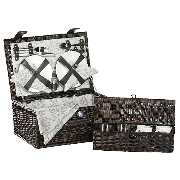 Picnic hamper basket willow Genuine MercedesBenz
