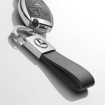 Schlüsselanhänger Seattle Edelstahl / Rindleder Original Mercedes-Benz Collection | B66952636
