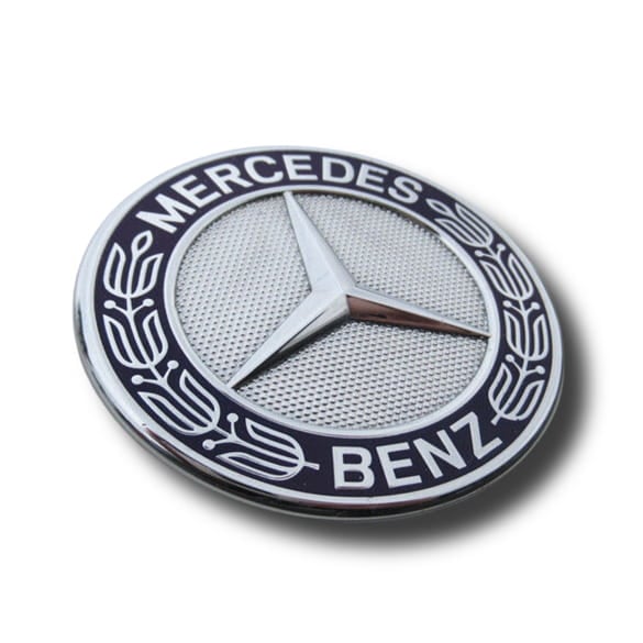 Mercedes-Benz Stern Aufkleber Lorbeerkranz blau Original Mercedes