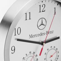 Wall clock with thermometer & hygrometer quartz genuine Mercedes-Benz | B67870476