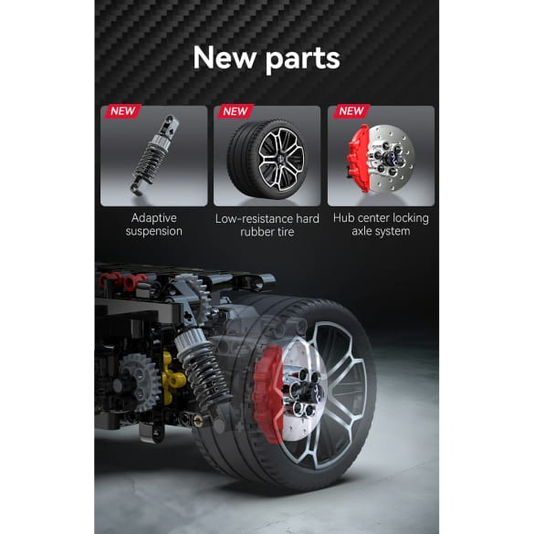 CaDA Master C64011W BYD YangWang U9 Supercar 1:8 R/C | Cada-C64011W