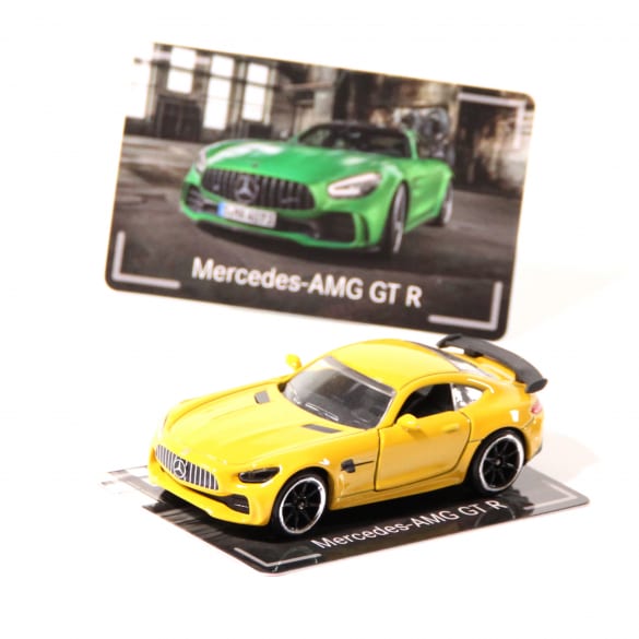 Toy car GT R C190 solarbeam yellow genuine Mercedes-AMG