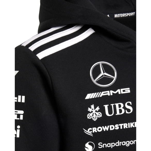 Hoodie kids adidas Mercedes-AMG PETRONAS F1 black | B67998243-47 Hoodie kids adidas Mercedes-AMG PETRONAS F1 black | B67998243-47