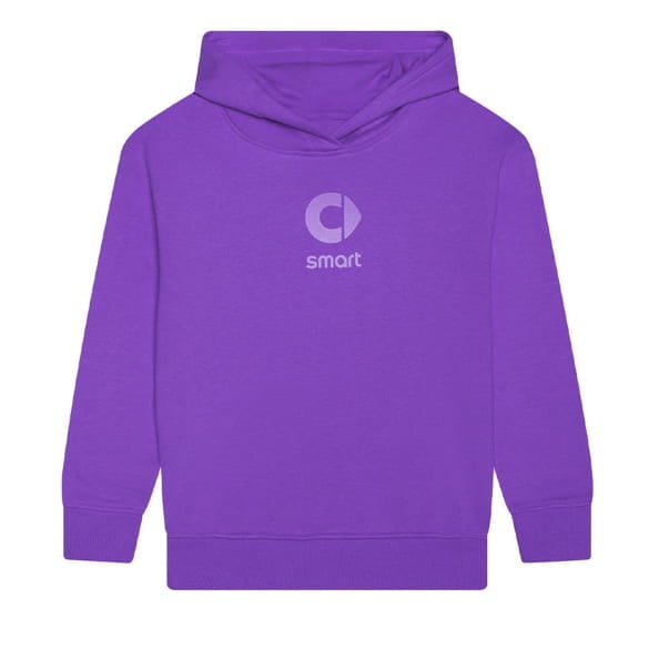 smart kids hoodie purple