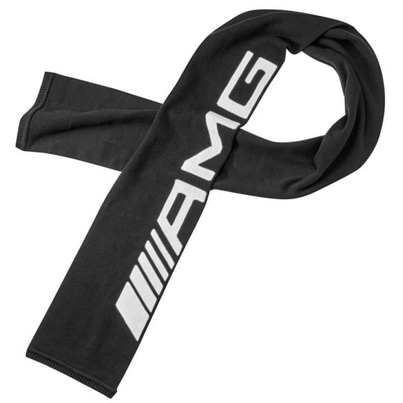 AMG knitted scarf black genuine Mercedes-AMG Collection
