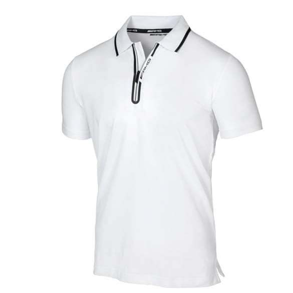 AMG men polo shirt white genuine Mercedes-AMG Collection