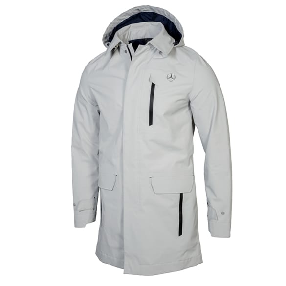 Functional coat for men grey genuine Mercedes-Benz | B6695868