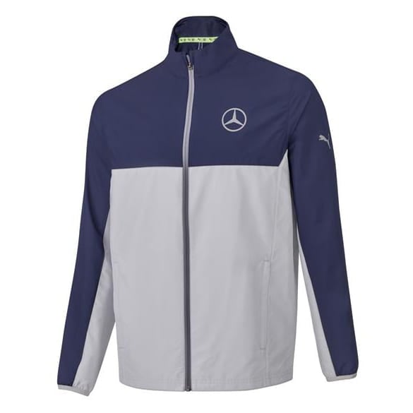 Golf Jacket Windbreaker navy grey men Genuine Mercedes-Benz