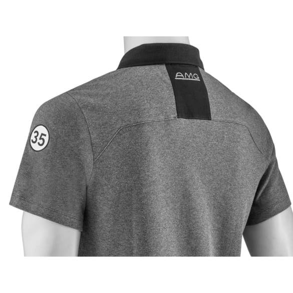 Men's AMG polo shirt grey yellow Affalterbach Genuine Mercedes-AMG | B66959354/-9359 Men's AMG polo shirt grey yellow Affalterbach Genuine Mercedes-AMG | B66959354/-9359