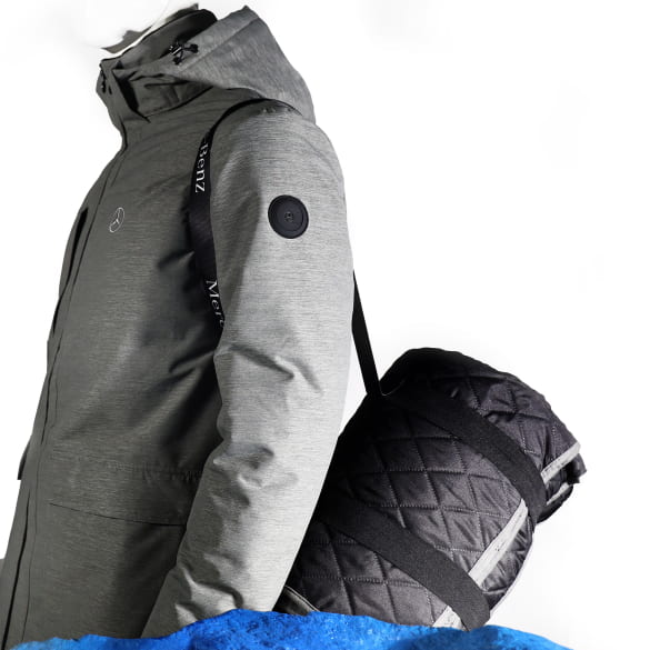 Mens G-Class jacket titanium grey melange Genuine Mercedes-Benz | B67960017-022 Mens G-Class jacket titanium grey melange Genuine Mercedes-Benz | B67960017-022