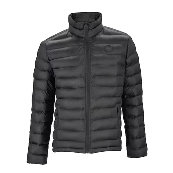 Mens quilted jacket black Modern Fit Genuine Mercedes-Benz