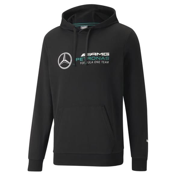 Petronas AMG Hoodie PUMA black men Genuine Mercedes-Benz Collection