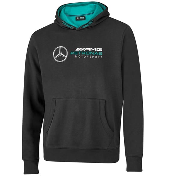 Petronas Sweathoody men black genuine Mercedes-AMG Collection