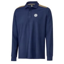 Poloshirt long sleeve men blue Genuine Mercedes-Benz | B66041747-51