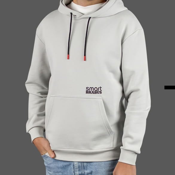 Unisex Hoodie grey Genuine smart x BRABUS | 10022097/-101 Unisex Hoodie grey Genuine smart x BRABUS | 10022097/-101