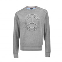 Sweatshirt men's gray melange genuine Mercedes-Benz | B6695886