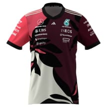 T-shirt Jersey Mens adidas Mercedes-AMG Petronas F1 wine red | B67998350-355