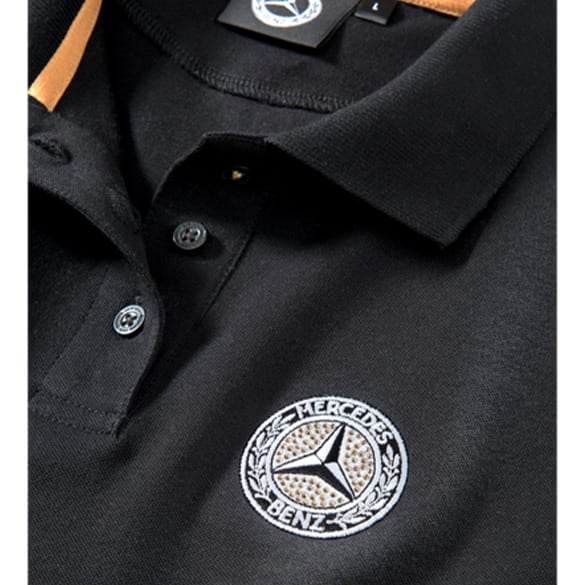Polo shirt women black genuine Mercedes-Benz | B6604151 Polo shirt women black genuine Mercedes-Benz | B6604151