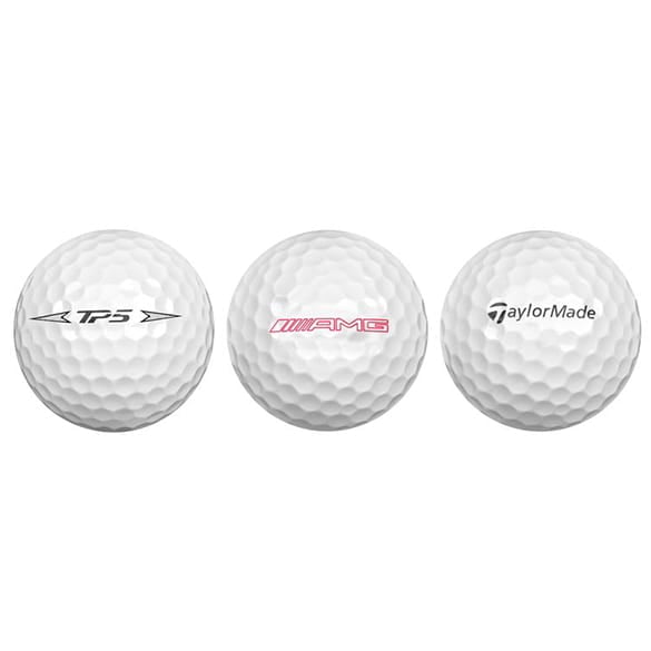 AMG Golf Balls Set of 3 white Genuine Mercedes-AMG Collection